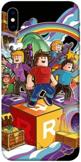 Чехол на Apple iPhone X (5.8") Roblox family фото 1 из 1