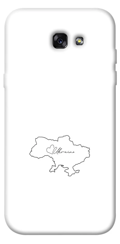Чохол на Samsung A720 Galaxy A7 (2017) Ukraine map фото 1 з 1