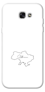 Чохол на Samsung A720 Galaxy A7 (2017) Ukraine map фото 1 з 1