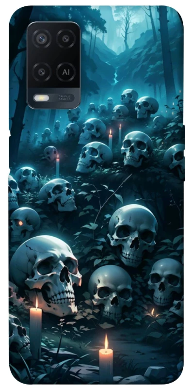 Чохол на Oppo A54 4G Skulls v3 фото 1 з 1