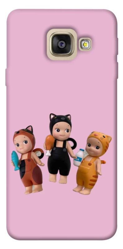 Чохол на Samsung A520 Galaxy A5 (2017) Cat Cafe Trio фото 1 з 1