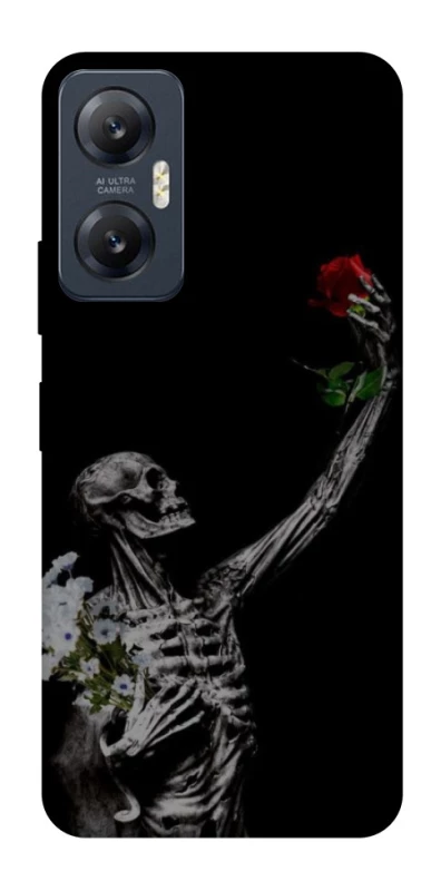 Чехол на Infinix Hot 20 5G Skeleton vs Rose фото 1 Чехол на Infinix Hot 20 5G Skeleton vs Rose фото 1 из 1