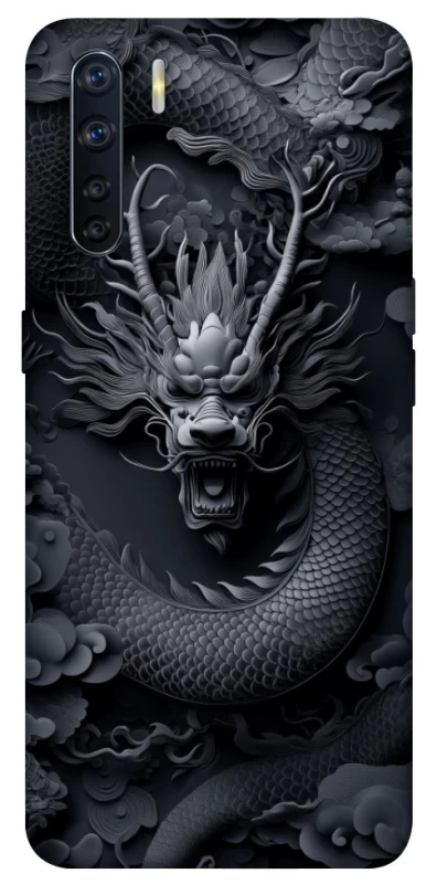 Чехол на Oppo A91 black dragon фото 1 из 1