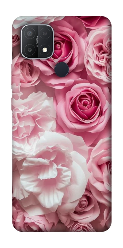 Чохол на Oppo A15s / A15 Рожеві Квіти фото 1 з 1