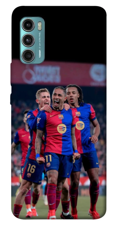 Чехол на Motorola Moto G60 FC Barcelona team фото 1 из 1