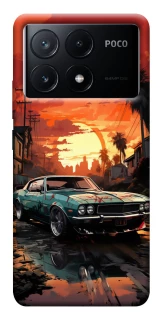 Чохол на Xiaomi Poco X6 Car at sunset фото 1 з 1