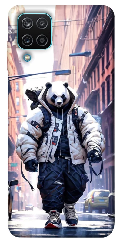 Чехол на Samsung Galaxy M12 Панда курьер фото 1 из 1