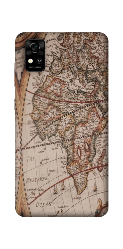 Чехол на ZTE Blade A31 Карта путешествий фото 1 из 1