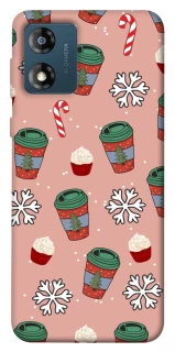 Чехол на Motorola Moto E13 Новогодний v38 фото 1 из 1