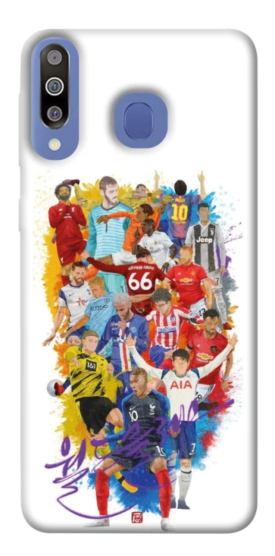 Чехол на Samsung Galaxy M30 Football Abstract v2 фото 1 из 1