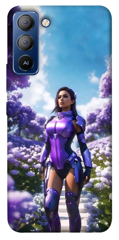 Чохол на TECNO Pop 5 LTE Cyber space girl ver.4 фото 1 з 1