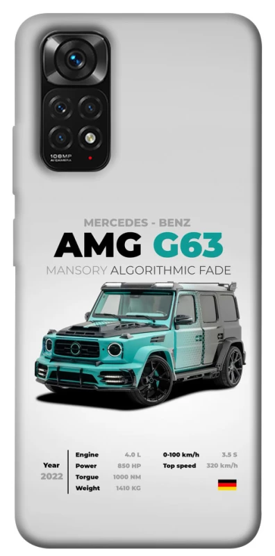 Чохол на Xiaomi Redmi Note 11 (Global) / Note 11S Mint amg G63 фото 1 з 1