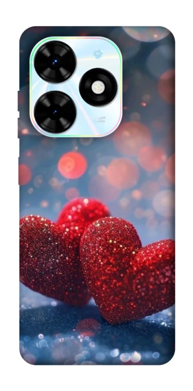 Чохол на TECNO Spark Go 2024 Red hearts фото 1 з 1