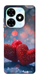 Чохол на TECNO Spark Go 2024 Red hearts фото 1 з 1