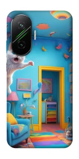 Чехол на Xiaomi Poco F7 crazy cat фото 1 из 1
