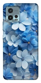Чохол на Motorola Moto G72 Сині квіти фото 1 з 1