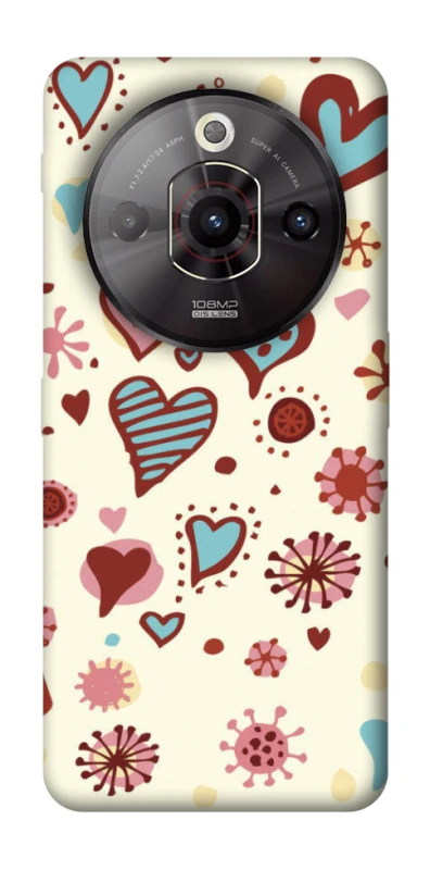Чохол на ZTE Nubia Focus Pro Pretty hearts фото 1 з 1