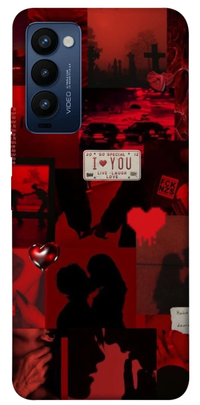 Чохол на TECNO Camon 18 Love collage ver.2 фото 1 з 1