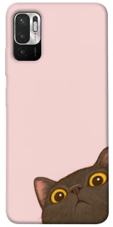 Чехол на Xiaomi Poco M3 Pro 4G / 5G Peeping cat фото 1 Чехол на Xiaomi Poco M3 Pro 4G / 5G Peeping cat фото 1 из 1