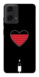 Чехол на Motorola Moto G24 Charge your heart фото 1 из 1