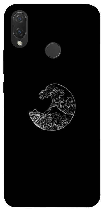 Чохол на Huawei P Smart+ (nova 3i) Black tsunami фото 1 Чохол на Huawei P Smart+ (nova 3i) Black tsunami фото 1 з 1