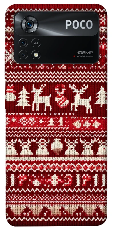 Чохол на Xiaomi Poco X4 Pro 5G Christmas jumper ver.2 фото 1 з 1