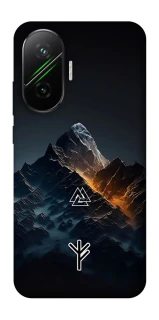 Чехол на Xiaomi Poco F7 Руны в горах фото 1 из 1