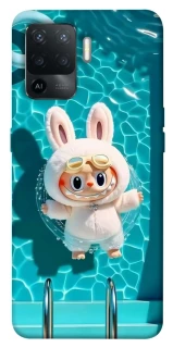 Чехол на Oppo Reno 5 Lite Labubu in the pool ver.2 фото 1 из 1