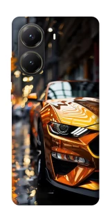 Чохол на Xiaomi Poco X6 Pro Golden sports car фото 1 з 1