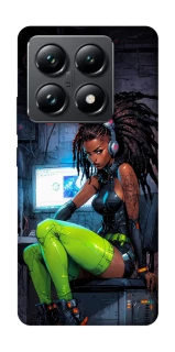 Чехол на Xiaomi 14T Pro Cyber girl фото 1 из 1
