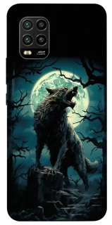 Чохол на Xiaomi Mi 10 Lite Вовк під місяцем фото 1 з 1