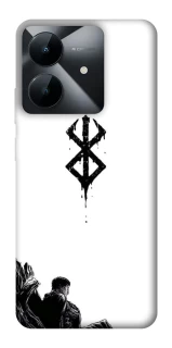 Чехол на Realme Note 60x berserk white фото 1 из 1