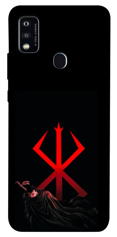 Чохол на ZTE Blade A51 Berserk Red Logo фото 1 з 1