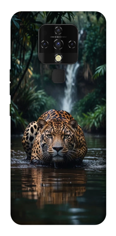 Чехол на TECNO Camon 16 SE Leopard in water фото 1 из 1