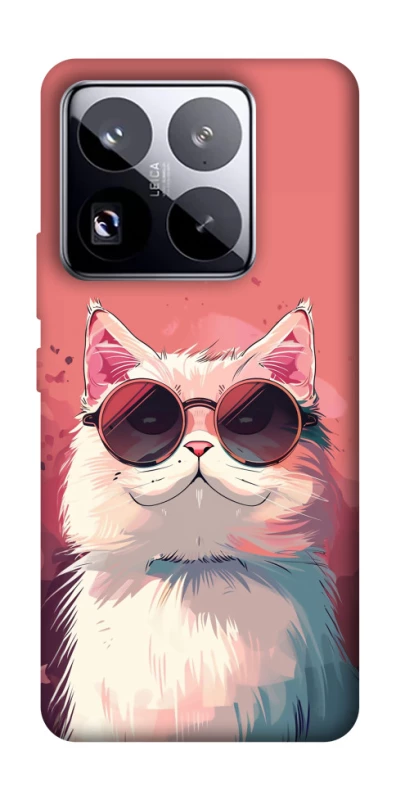 Чохол на Xiaomi 15 Pro Сat with glasses фото 1 з 1
