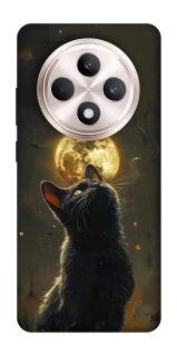 Чехол на Oppo Reno 12 F 4G/5G Кот под луной v2 фото 1 из 1