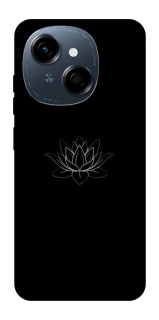 Чохол на TECNO Spark Go 1 Black Lotus фото 1 Чохол на TECNO Spark Go 1 Black Lotus фото 1 з 1