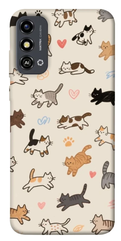 Чохол на ZTE Blade A53 Cat style ver.2 фото 1 з 1