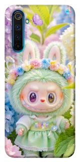 Чехол на Realme 6 Pro Labubu & Flowers ver.2 фото 1 из 1