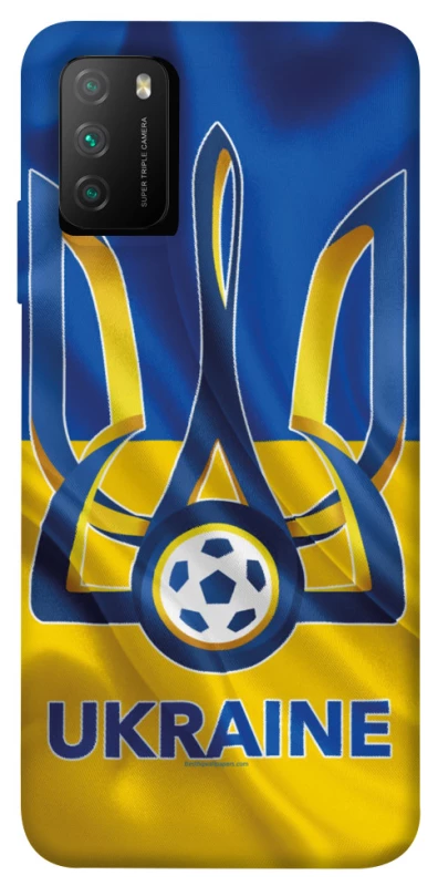 Чехол на Xiaomi Poco M3 Футбольный Герб v3 фото 1 из 1