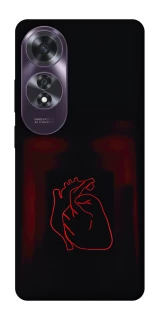 Чехол на Oppo A60 Красное сердце фото 1 из 1