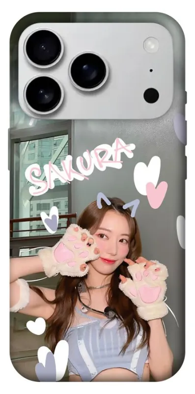 Чехол на Apple iPhone 18 Pro Max Sakura - LE SSERAFIM фото 1 из 1