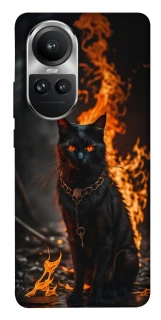Чохол на Oppo Reno 10 Вогняний кіт фото 1 з 1