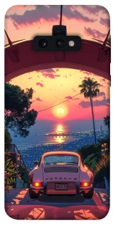 Чехол на Samsung Galaxy S10e Porsche at sunset фото 1 из 1