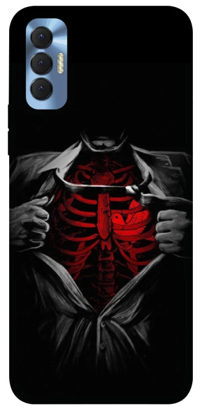 Чехол на TECNO Spark 8P Skeleton Heart фото 1 из 1