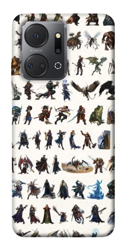 Чехол на Huawei Honor X7a Character Selection фото 1 из 1