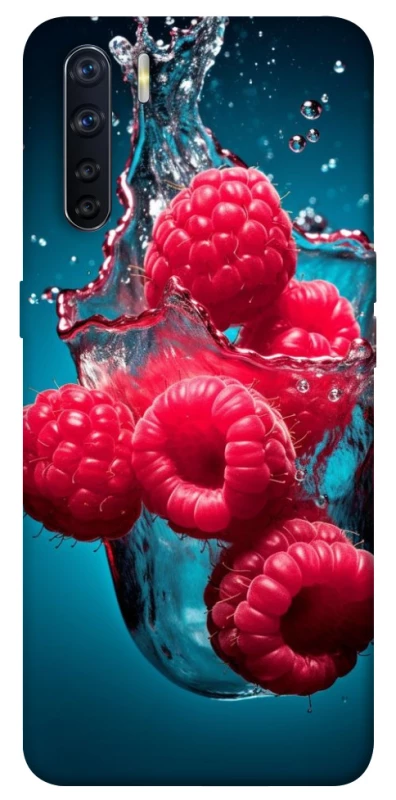 Чохол на Oppo A91 Малинка у воді фото 1 з 1