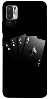 Чехол на Xiaomi Poco M3 Pro 4G / 5G Black Cards фото 1 из 1