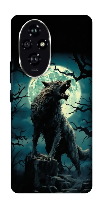 Чохол на Honor 200 Вовк під місяцем фото 1 з 1