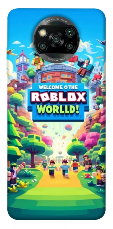 Чохол на Xiaomi Poco X3 NFC / Poco X3 Pro Roblox World фото 1 з 1